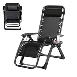Ontihang Strong Garden Chair Oversized Lawn Chairs for Adults Heavy Duty Outdoor Folding Chaise Lounge Chair Adjustable Camping Lounge Chair
