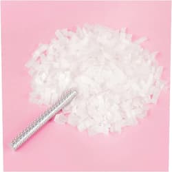 BATTIFE 40Pack White Confetti Wands, Confetti Shoot Poppers, Tissue Paper Confetti Flick Flutter Sticks for Wedding Celebrations, Anniversary, Birthday Party, 7.8inch