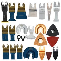 XXGO 120 Pcs Oscillating Multitool Blades Accessories Kits Compatible with Bosch, Chicago, Craftsman, Dremel, Fein, Harbor Freight, Milwaukee, Porter Cable, Ridgid, Ryobi, Rockwell XG1201