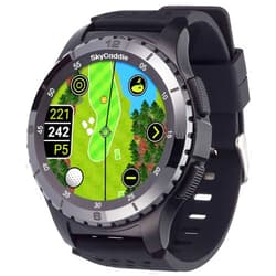 SkyCaddie LX5C Golf GPS Watch with Ceramic Bezel, Black