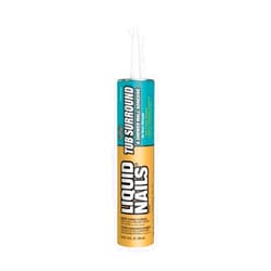 Liquid Nails Adhesive,Tub Surround,10 Oz
