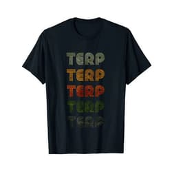Love Heart Terp Nametag Love Heart Terp Tee Grunge Vintage Style Black Terp T-Shirt