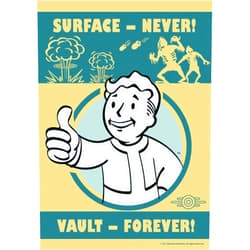 Trends International 8.25x11.75 MDF-Fallout-Vault Forever, 8.25