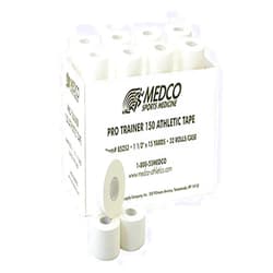 Sammons Preston Medco Pro-Trainer 150 Athletic Tape, 100 Count Box of 1.5