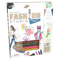 Petit Picasso Fashion Studio - Learn to Be A Fashion Designer Activity Kit, Sketching Supplies, Fashion Accessory Stickers & Stencils, Kids Ages 8+