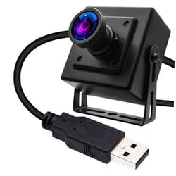 ELP Global Shutter USB Camera Wide Angle Webcam for Computer 1080P 90fps Lightburn Camera for Laser Engraver USB2.0 PC Camera High Frame USB Security Camera for Raspberry Pi (120° low distortion lens)