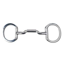 Myler Bits Myler 14mm Eggbutt without Hooks Mullen Low Ported Barrel Bit MB 06 6