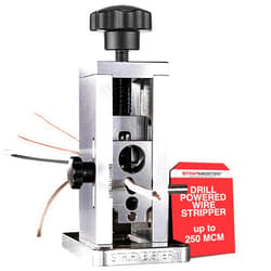 StripMeister Original Drill-Powered Wire Stripper Machine - Manual Wire Stripping Made Easy, Copper Wire Stripper, Drill Wire Stripper, Electric Wire Stripping & Stripping Tool Drill Attachment