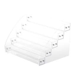 Huairdum Nail Polish Rack, 6 Types Durable Nail Polish Acrylic Clear Makeup Display Stand Rack Organizer Holder Holds Up to 60 Bottles(#4)