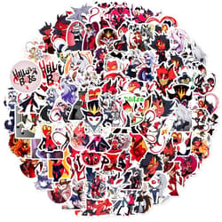 Famnaer Cartoon Boss Stickers, 100PCs, Aesthetic Vinyl Decals, Laptop Water Bottle Stickers, Stickers for Hydro Flask, Car, Planner, Skateboard, Stickers for Kids, Toddlers [H Bos]