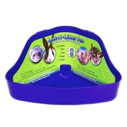 Ware Manufacturing Plastic Lock-N-Litter Pan for Small Pets, Colors May Vary