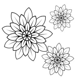 Ferraycle 3 Pieces Metal Wall Art Metal Flowers Wall Decor Metal Wall Art Floral Home Decoration for Bedroom Living Room, Bathroom, Kitchen, Outdoor (Black)