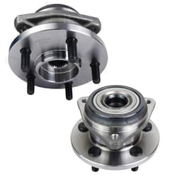 Autoround 513084 Front Wheel Hub and Bearing Assembly 2PCS fit for Jeep Cherokee Wrangler Grand Cherokee TJ Comanche Wagoneer 5 Lug