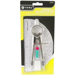 Acme United Corporation Westcott Compass and Protractor Set, 6-Inch