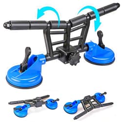Dolibest Kayak Roller, Boat Roller Loader with Heavy-Duty Suction Cups, Kayak Loader Assist System for Mounting Kayaks and Canoes to Car Tops (Blue)