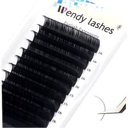 Wendy Lashes Volume Lash Extensions D Curl Eyelash Extension Premium 0.07 thickness Lash Extension 14-20mm Individual Lashes Soft Dark Professional Lashes Extensions(0.07-D, Mixed 14-20mm)