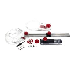 Milescraft 1219 Circle Guide Kit- Precision Router Circle Cutting Jig For Cutting/Routing Circles From 1.5” Up To 52” with Offset Base