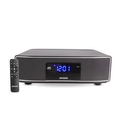 AIWA Exos Home Speaker, Premium 30W RMS Sound System with CD Player, Bluetooth Connectivity, FM Radio, Optical Digital Input, Dual 1” Tweeters + Dual 2” Bass Units, IR Remote Control