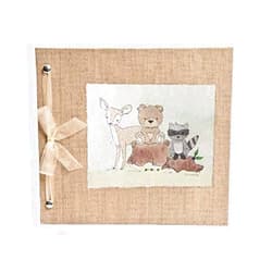 Hugs and Kisses XO Beautiful Baby Memory Book Keepsake, Hugs and Kisses XO, Baby Boy, Forest Friends, Baby Journal and Photo Album