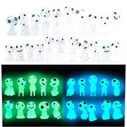 CCINEE 20Pcs Glow in Dark Tree Elves Fairy Luminous Ghost Micro Landscape Accessories Miniature Tree Elves Decoration for Garden Landscape Aquarium Dollhouse Potted Plants Decoration