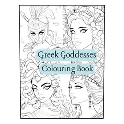 Hollie Earner Lemisz Mythical Goddesses: A Greek Mythology Colouring Adventure for Kids