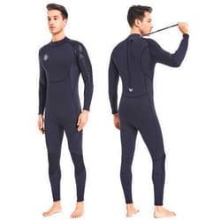 BEEK Men Wetsuit Women Neoprene Wet Suit - BEEK 3mm Thermal Scuba Gear Back Zip Ultra Stretch Swimsuit Long Sleeve Full Body Warm Diving Suits for Surfing Snorkeling Swimming Outdoor Water Sports Diver