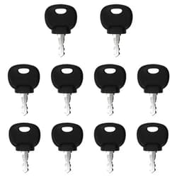 VIDABTE 14707 Heavy Equipment Ignition Key,Ignition Keys for Hamm Bomag Volvo Bobcat Caterpillar JCB New Holland Dynapac Terex Skytrak 14707 5755124 8035807 8U-9569 14603(10 packs)