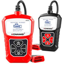 KONNWEI 2Packs KONNWEI KW310 OBD2 Scanner (Red + Black)