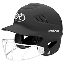 Rawlings Rawlings Highlighter Series Coolflo Youth Baseball/Softball Batting Helmet with Face Guard