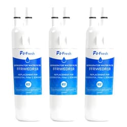 Fil-Fresh EDR1RXD1 Refrigerator Water Filter Replacement for EveryDrop® Filter 1, Whirlpool® W10295370A, WHR1RXD1, KAD1RXD1, P4RFWB, P8RFWB2L, Kenmore® 46-9081, 46-9930, Fridge Water Filter, 3 Packs