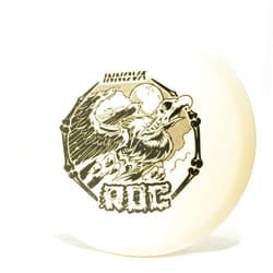 Innova Disc Golf Innova Pumpkin Proto Glow DX ROC Disc Golf Midrange Disc, Glows in The Dark, Pick Color/Weight [Stamp & Exact Color May Vary]