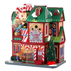 Lemax 05681 The Candy Cane Works Village Building, Multicolored