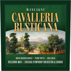 Anita Rachvelishvili (Artist), Luca Salsi (Artist), Chicago Symphony Orchestra (Artist, Orchestra), Alessandra Visconti (Artist), Sasha Cooke (Artist), Riccardo Muti (Artist), Piero Pretti (Artist), Ronnita Nicole Miller (Artist), Pietro Mascagni (Composer), Chicago Symphony Chorus (Performer) & 7 more Format: Audio CD Cavalleria rusticana
