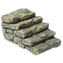 Jowxsx Miniature Resin Bridge Stair Stone Straight Bridge Stairs Stone Steps Garden Fairy Ornament Flower Pot Plant Micro Landscaping Decor Bonsai Craft Straight Stairs Outdoor Statues Outdoor Décor