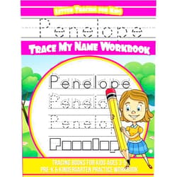 Penelope Books Penelope Letter Tracing for Kids Trace my Name Workbook: Tracing Books for Kids ages 3 - 5 Pre-K & Kindergarten Practice Workbook