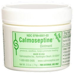 Calmoseptine Diaper Rash Ointment Jar, 6 Count