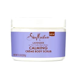 SheaMoisture Creme Body Scrub Lavender Calming Skin Care with Fair Trade Shea Butter 11.3 oz