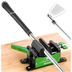 BAYSTMAM Golf Club Grip Kit Pro for Regripping Quick Release Vise Vice Clamp Golf Shaft Home Regrip Clamp Golf Repair Kit Removal Tool Aluminum Made