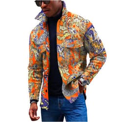 GIANTHONG Mens Jacket,Button Sport Coat Printed Motorcycle Jacket Light Loose Outwear Lapel Fashion Shirt Soft Windbreaker Large Dark Gray