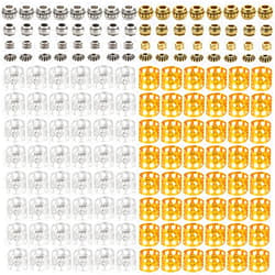 Tbestmax 200 Pcs Hair Beads Dreadlocks, 80 Pcs Mini African Beard Beads, Hair Jewelry for Women Braiding, Hair Rings Clips Accessories, Metal Cuffs Decoration
