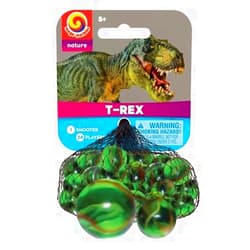 Generic Marble Net Dinosaur 25 Piece Set - 24 Player Marbles & 1 Shooter Marble