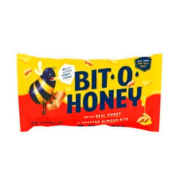 Wholesale Beast Pearsons Bit-O-Honey Almond Taffy Candy 11.5 oz. Lay Down Bag - Bit O Honey Chewy Pieces Rectangle Bites Gluten Free + Beast Sticker