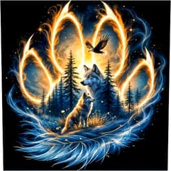 MOMDEDP 5D Diamond Art Kits for Adults - Wolf Diamond Painting Kits for Adults Beginners, DIY Large Size Diamond Gem Art Dots Painting Kits for Home Walls Decor Gifts 12x12inch
