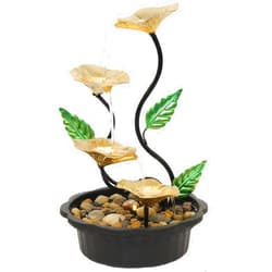 EVXOIJM Desktop Fountain Handicraft Opening Lucky Living Room Bedroom Clubhouse Studio Iron Flowing Water Landscape