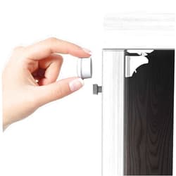 Jambini Magnetic Cabinet Locks - Child Safety Locks for Cabinets and Drawers - Drawer Locks Baby Proofing Cabinet Locks for Babies (4 Locks + 1 Key)