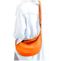 CTWWFS Medium Nylon Crossbody Crescent Bag for Women Men Fashionable Shoulder Bag with Adjustable Strap for Everyday Casual Travel
