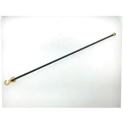 Generic Replacement for Older Style Grandfather Clock Weight Shell Hook Nut and Rod Set Size: 9 13/16” in Length.