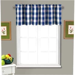 Shunjie.Home Buffalo Check Plaid Window Valances for Kitchen 54