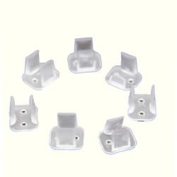 led 99 lighting 200 Pieces Mounting Clips,Install Clips,Fixing Clips for 6mm 8mm silicone neon flex strip lighting
