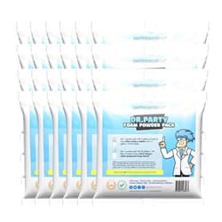 Partymachines Foam Solution - Powder Pack of 24 for 2400+ gallons of foam solution - most concentrated available